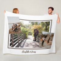 Três modelos de fotos e texto personalizado