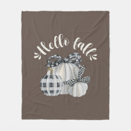 Cobertor De Velo Três Pumpkin Olá Queda