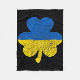 Cobertor De Velo Trevo Irlandês Boa Sorte Ucranianos Bandeira da Uc
