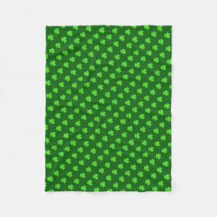 Cobertor De Velo Trevo verde bonito para o dia de St Patrick