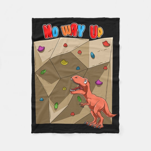 Cobertor De Velo Trex Engraçado de Bouldering e Escalada de Rocha (Frente)