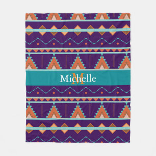 Cobertor De Velo Tribal Aztec Bohemian