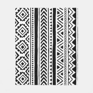 Cobertor De Velo Tribal Étnico: Padrões feitos à mão