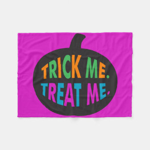 Cobertor De Velo Trick Me Tratar, Halloween Multi-Color