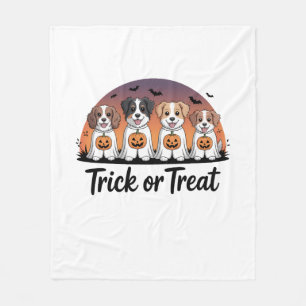 Cobertor De Velo Trick or Treat Halloween