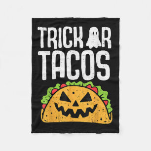Cobertor De Velo Trick Ou Tacos Halloween Comidas Mexicanas