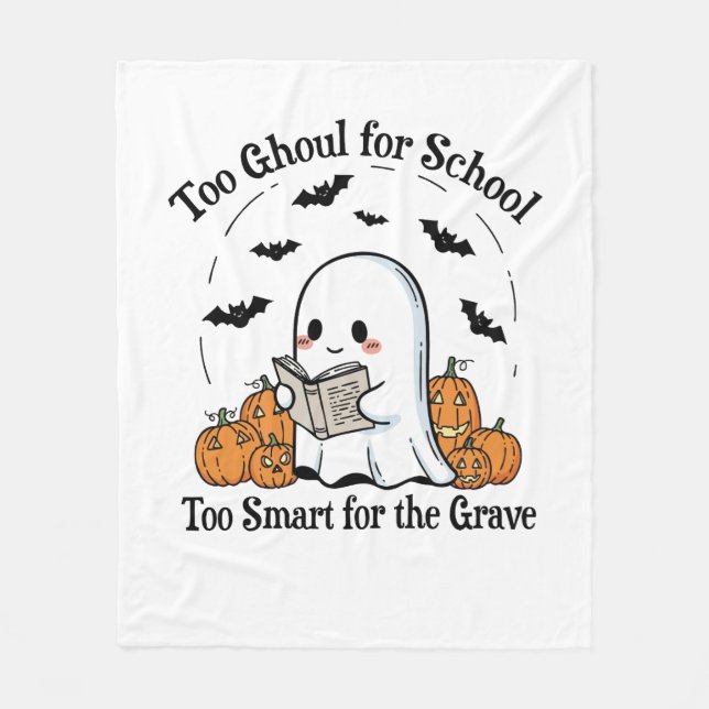 Cobertor De Velo Trick ou Treine o Halloween (Frente)