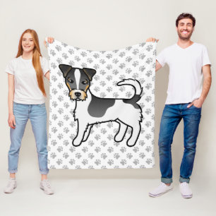 Cobertor De Velo Tricolor Rough Casaco Jack Russell Terrier Dog