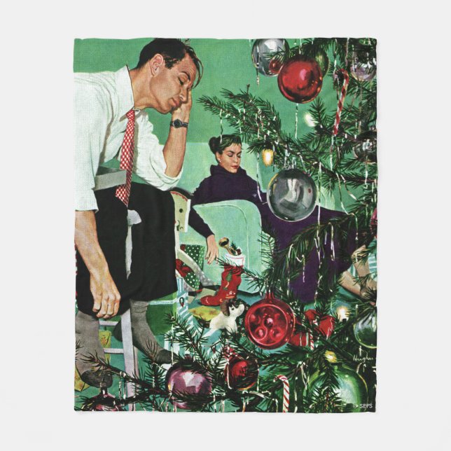 Cobertor De Velo Trimando a Árvore (Frente)