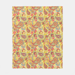 Cobertor De Velo Trippy Hippy Paisley