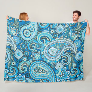 Cobertor De Velo Trippy Hippy Retro Paisley