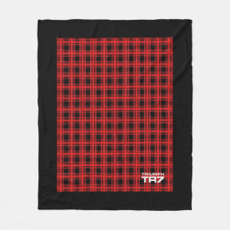 Cobertor De Velo Triumph TR7 - Tartan Vermelho / Xadrez