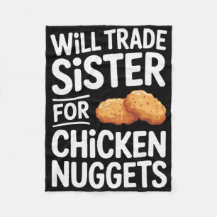 Cobertor De Velo Trocar Irmã Por Nuggets De Frango _2