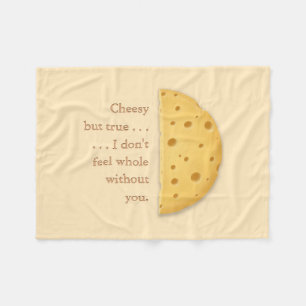 Cobertor De Velo Trompe de Mensagem Romântica de Cheesy Personalizá
