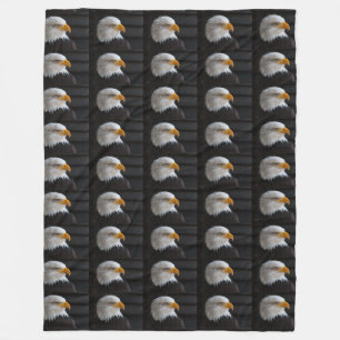 Cobertor De Velo tropas de honra da águia careca arte patriótica am