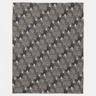 Cobertor De Velo tropas de honra da águia careca arte patriótica am