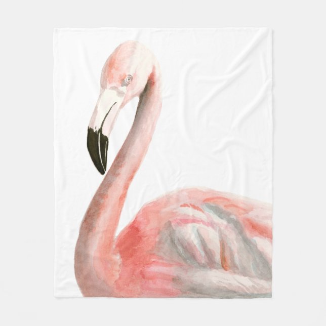 Cobertor De Velo Tropical Flamingo Bird (Frente)