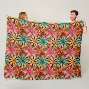 Cobertor De Velo tropical/havaiano/floral/floral