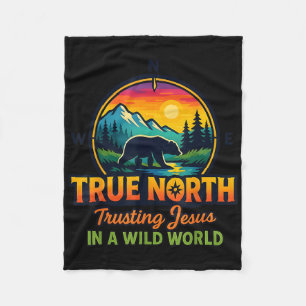 Cobertor De Velo True North Vbs 2025 Confiar em Jesus Deserto Chri
