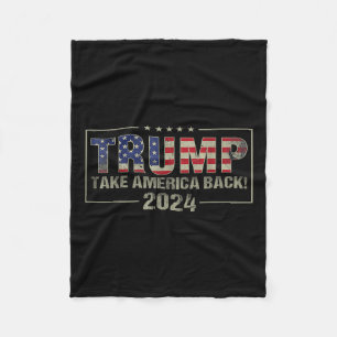 Cobertor De Velo Trump 2024 Men da América de volta