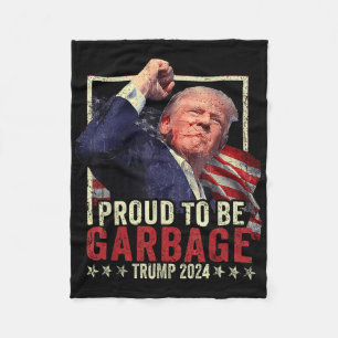 Cobertor De Velo Trump 2024 Orgulhoso De Votar Lixo