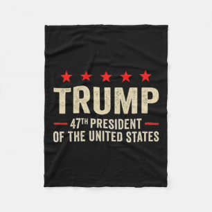Cobertor De Velo Trump 2025 Flag (em Byck) 47.º Presidente Trump In