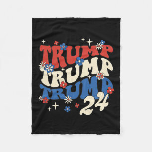 Cobertor De Velo Trump 24 2024 Groovy Retro