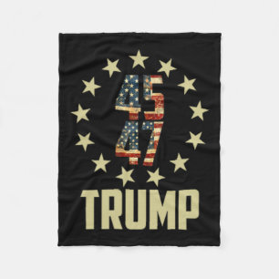 Cobertor De Velo Trump 45 47 Mega Potus