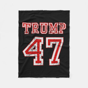 Cobertor De Velo Trump 47 Eleições 2024 Homens Conservadores Republ