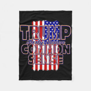 Cobertor De Velo Trump 47 Senso Comum
