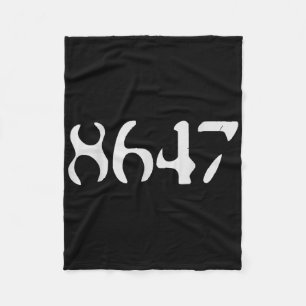 Cobertor De Velo Trump 8647 Retro Black Anti Funny Presidente Liber
