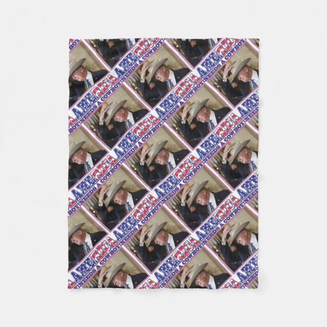 COBERTOR DE VELO TRUMP-AMÉRICA-VAQUEIRO (Frente)