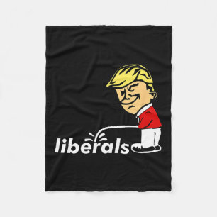 Cobertor De Velo Trump Anti Liberal Donald Trump Piscando Liberal