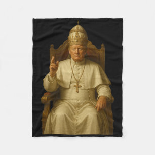 Cobertor De Velo Trump Como Vaticano Igreja Pope Engraçado Tremor P