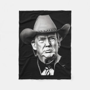 Cobertor De Velo Trump Cowboy Presidente Western Você Já Sentiu Min