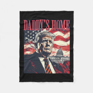 Cobertor De Velo Trump Daddys Casa Branca Casa Branca Usaamerican F