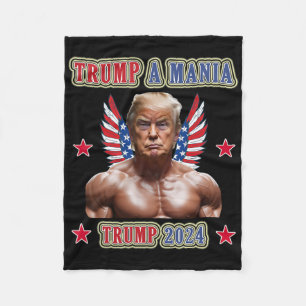 Cobertor De Velo Trump Divertido Luta Trumpamania Convenção Republi