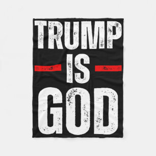 Cobertor De Velo Trump É Deus Engraçado Trump É Deus 