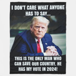 Cobertor De Velo TRUMP e ELEIÇÕES