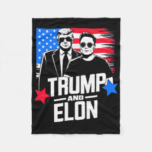Cobertor De Velo Trump E Elon 2024 Eleição Presidencial Americana