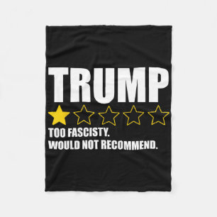 Cobertor De Velo Trump é fascista demais, não recomendaria 1