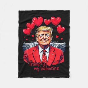 Cobertor De Velo Trump É Meu Coração Dia de os namorados Engraçado