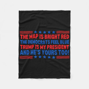 Cobertor De Velo Trump É Meu Presidente Poema De Eleição Do Dia Dos