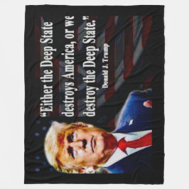 Cobertor De Velo TRUMP e o ESTADO PROFUNDO