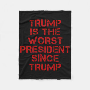 Cobertor De Velo Trump É o Pior Presidente Desde o Design de Trump