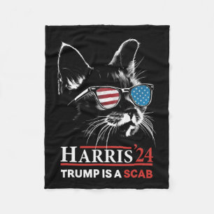Cobertor De Velo Trump É Um Voto De Cabra Harris Vheimer Cat Lady 1
