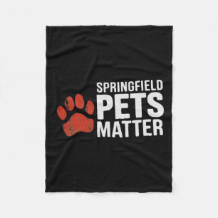 Cobertor De Velo Trump Eles Estão Comendo Cães Gatos Springfield Pe
