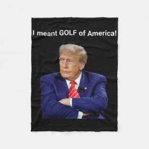 Cobertor De Velo Trump Eu Quis Dizer Golfe Da América!