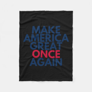 Cobertor De Velo Trump Faça a América Grande Novamente 2024 Maga Ca