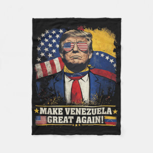 Cobertor De Velo Trump Faça a Venezuela Grande Novamente _1